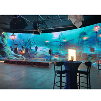 CANBEST XSC Pantalla LED Curva para Interiores, Alquiler de Pantallas LED P1.9 P2.6 7680hz, Video Wall para Estudio de Transmisión y Producción Virtual