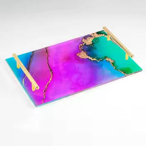 Bandeja de servicio de mesa Premium para Hotel, boda, restaurante, y Navidad Ramadán, artículos para servir comida - Product Image 1