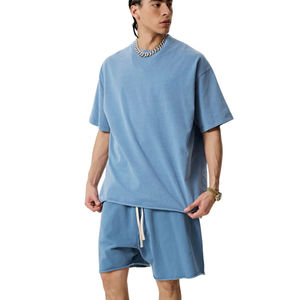 NEW <b>top</b> notch High Quality New Fashion <b>Short</b> <b>Sets</b> for <b>Men</b> Low Price T-Shirt <b>and</b> <b>Shorts</b> <b>Men's</b> 2 Piece <b>Short</b> <b>Set</b> Custom Screen - Product Image 4