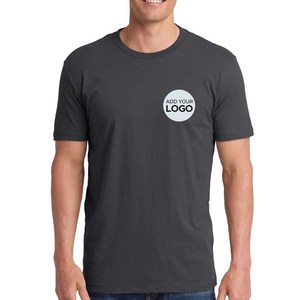 T-shirts personnalisables pour hommes et femmes, de qualité supérieure, écologiques, coupe ajustée, mélange polyester/coton, de la marque Level Apparel - Product Image 4