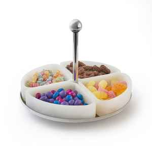 Large Silver Metal <b>Bowl</b> Decorative <b>Salad</b> <b>Bowl</b> Metal <b>Salad</b> <b>Bowl</b> <b>Server</b> Set Eco-Friendly American Style Polished Dinnerware - Product Image 2