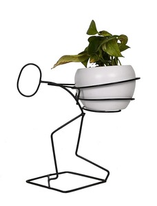 Las macetas hechas a mano de Metal Mini Bowl elevan su espacio con diseños de moda macetas colgantes para balcón sala de estar - Product Image 2