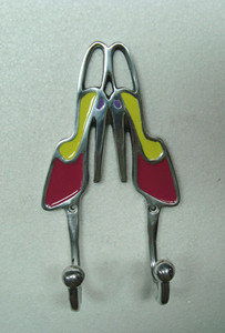 Stainless Steel Wall <b>Hooks</b> with Luxury Crystal Decoration <b>Black</b> Iron Resin <b>Coat</b> Towel Hidden Wall Mounted Living Room Wardrobe - Product Image 3