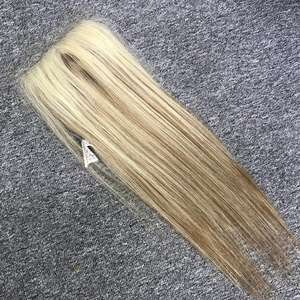 Vierge Vietnam cheveux faisceaux 100% vierge cheveux fermeture femmes noires longue ligne droite pour la densité de dentelle Options 30 pouces perruques - Product Image 6