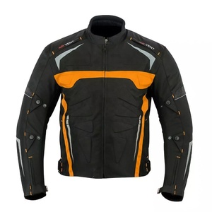 Veste de moto légère toutes saisons imperméable homologuée CE avec aérations, vêtements de sport courts pour hommes, options grandes tailles - Product Image 1