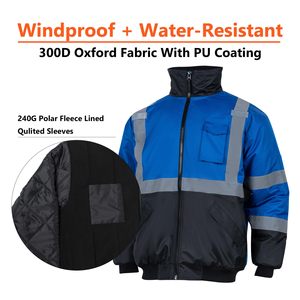 Veste de sécurité de qualité supérieure, meilleur matériau, veste de sécurité haute visibilité, prix de gros, veste de sécurité pour hommes - Product Image 2