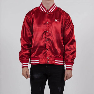 Novedades al por Mayor, Chaqueta de Satén para Hombre, Ropa Casual Juvenil, Chaqueta de Satén Personalizada para Hombre - Product Image 4