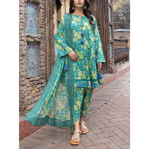 ชุดเดรสปาร์ตี้ลำลองคอกลมของผู้หญิงดีไซน์ล่าสุดสีทึบเป็นมิตรกับสิ่งแวดล้อมและซักได้ - Product Image 1