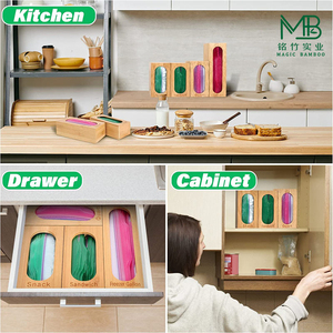 ถุงเก็บอาหารขายส่งจากโรงงาน, กล่องจัดระเบียบแบบซ้อนได้สำหรับห้องครัว - Product Image 3