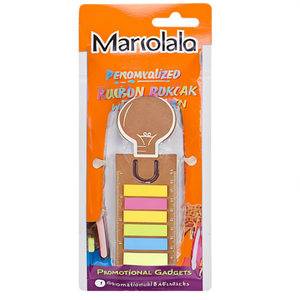 Personalized Rukwa <b>Bookmark</b> with Ruler Promotional Gadgets - Product Image 2