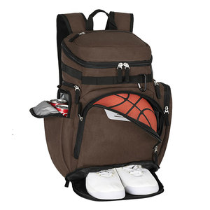 Sac à dos de sport personnalisé de haute qualité, antivol, pour le basketball ou le football, avec fermeture à glissière, faible MOQ offert - Product Image 1