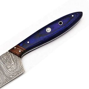 Couteaux de chef en acier Damas de haute qualité au design moderne - Fabrication artisanale, approvisionnement direct d'usine, couteau de camping OEM - Product Image 2