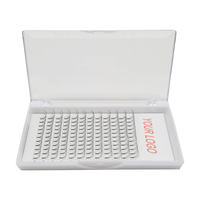 0.07 0.10 doux promade ventilateurs d'extension de cils 3d 4d 5d 6d russe volume cils ventilateurs tige courte premade ventilateur cils