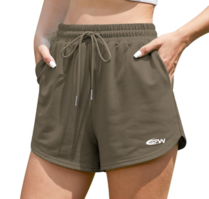 Short pour femme Short léger respirant tissé à enfiler pour femme avec poches latérales pour un usage quotidien décontracté - Product Image 4