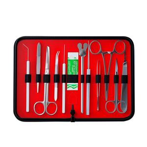 Kit d'instruments de dissection manuel en acier inoxydable réutilisable pour étudiants en médecine, hôpital, école - Product Image 1