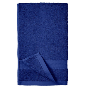 Logo personnalisé 100% coton hôtel serviettes de bain Dobby Border bleu couleur unie plage serviettes de bain ensemble pour la maison hôtel - Product Image 6