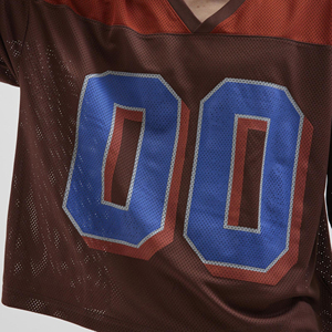 Fabricante de camisetas de fútbol americano de alta calidad, camiseta de fútbol americano de malla transpirable para hombre, camiseta de fútbol de malla - Product Image 6