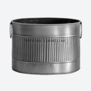 Accessoires de jardinage Baignoire pour plantes de jardin en métal galvanisé Arrangements de jardin uniques et présentoirs floraux pour l'approvisionnement - Product Image 5