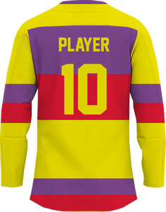 Maillot de hockey sur glace haute performance, conception de logo personnalisée, vêtements de sport OEM, 100% polyester, séchage rapide, respirant, unisexe, adultes, personnalisé - Product Image 3