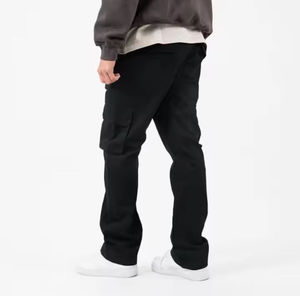 กางเกงยีนส์ขายาวแบบลำลองสำหรับผู้ชาย, กางเกงยีนส์ผ้ายืดหยุ่นพลัสไซส์ทรงตรงปิดปานกลาง-ซักธรรมดาสำหรับฤดูร้อน2025 - Product Image 6