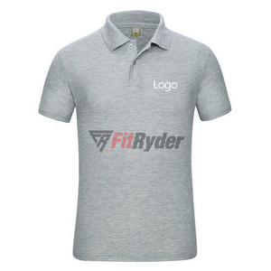 Logo personnalisé hommes pour Polo respirant à séchage rapide Streetwear prix de gros tissu de flanelle solide personnalisation disponible - Product Image 3