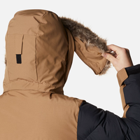 Parka de Invierno Larga para Hombre, Talla Grande, Personalizada, para Exteriores, 100% Poliéster Acolchado, Secado Rápido, Transpirable, Ecológica e Impermeable