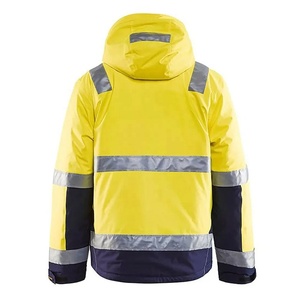 Chaqueta de Seguridad Reflectante de Alta Visibilidad, Impermeable, Uniforme de Trabajo, para Trabajadores de la Construcción, Clase 2, Ropa de Seguridad Vial - Product Image 3