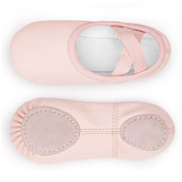 Zapatillas de Ballet Unisex Profesionales para Niños, con Suela Suave, Parte Superior de Satén, Forro de Algodón, Color Personalizado