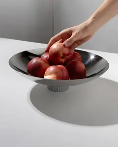 Bol en métal élégant, fait à la main, moderne, poli, de luxe, accessoires pour la salle à manger, hôtel, fête, plante, aluminium non plaqué, sûr, artisanal - Product Image 3