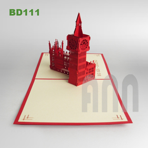 Cartes de vœux 3D faites à la main de haute qualité, motif grand monument, paysage de la Grande-Boucle, style japonais, fournitures de décoration pour Thanksgiving ANN - Product Image 4