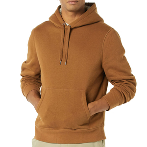 Sweat à capuche personnalisé pour homme, manches longues, en molleton de coton, sweat à capuche uni personnalisé avec votre logo - Product Image 1