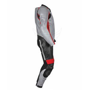 Combinaison de moto en cuir légère, coupe-vent, de qualité supérieure, respirante, avec protection intégrée pour une sécurité quotidienne - Product Image 4