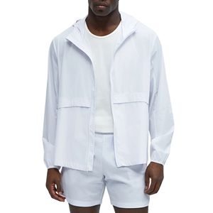 Ensemble de survêtements de luxe en nylon respirant pour hommes, baggy zippé avec logo personnalisé pour le printemps et l'automne, fabriqué avec un tissu de luxe - Product Image 1