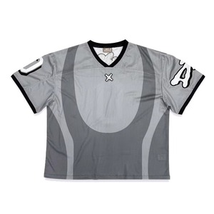 Camiseta de fútbol americano con estampado de gran tamaño, Jersey retro de fabricante corto y de secado rápido, nuevo diseño para mujer recortada - Product Image 4