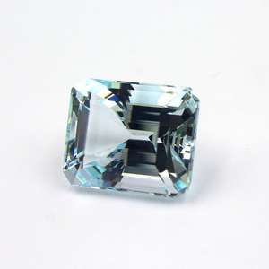 Piedra preciosa facetada cortada Octágono aguamarina azul natural 41.00Cts para la fabricación de joyas - Product Image 1
