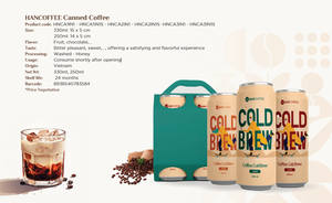 HANCOFFEE Conserves Cold Brew Marque privée Arabica/Robusta vietnamien commodément à utiliser emballé dans des sacs à cordes en boîte pour les OEM. - Product Image 2