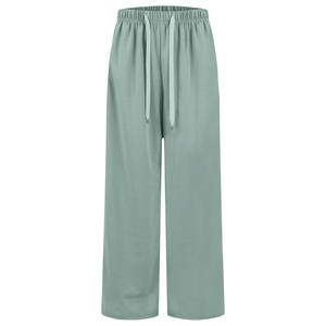 Dernier design, pantalon de survêtement évasé pour femmes, très populaire, respirant, élégant et confortable, tissu doux au toucher - Product Image 4