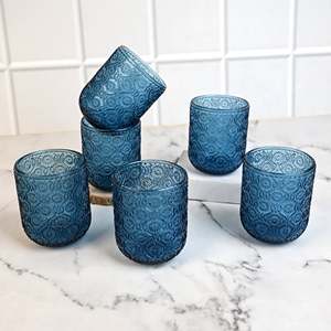 แก้วน้ำวิสกี้ไวน์และเครื่องดื่มลายดอกไม้สไตล์วินเทจ ปราศจากสารตะกั่ว ชุด 6 ใบ - Product Image 4