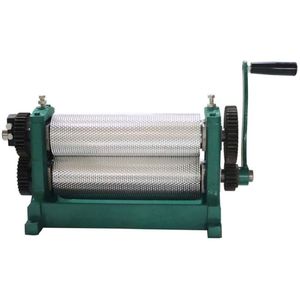 Manual Honeycomb Press Honey Comb Embossing Making Mill Bee Wax Sheet Roller Machine Beeswax Foundation Embosser For Sale