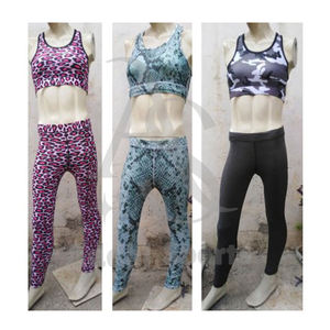 Leggings BJJ personnalisés, pantalons de yoga doux, collants de sport, collants de course, logo avant, respirant, durable, séchage rapide, Spandex/Polyester 220g - Product Image 3