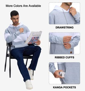 2025 hommes décontracté mode Joker Sublimation pull à capuche meilleure qualité drôle surdimensionné respirant conception solide motif OEM - Product Image 4