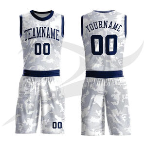 Ensemble réversible d'été personnalisé pour hommes Maillot Laker personnalisable Short de basket-ball d'été Maillot de basket-ball - Product Image 3