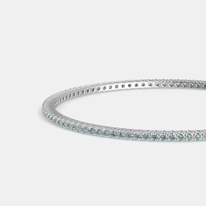 Pulsera de diamantes de diseño único de moda en oro blanco de 10K/ 14K/ 18Kt con diamantes - Product Image 3