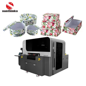 Sunthinks Fast Speed Universal Printing Machine Single Pass UV Inkjet Plastic Card Printer