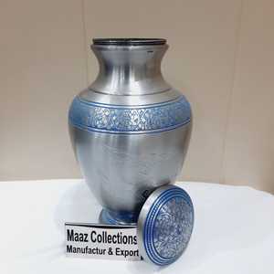 Vente en gros d'urnes commémoratives personnalisées de style américain en métal, aluminium et laiton, souvenirs de crémation pour cendres, fournitures funéraires - Product Image 3