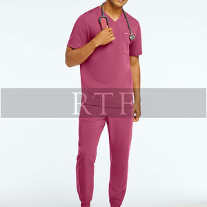 Meilleure Vente Uniforme Médical Extensible Homme, Blouse D'Hôpital et Tenue D'Infirmier pour Hommes - Product Image 3