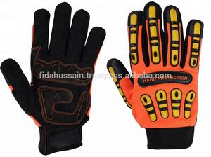 Guantes mecánicos personalizados de protección contra impactos de alta calidad para uso diario 2024 Guantes mecánicos al por mayor Guantes de cuero de Pakistán - Product Image 4