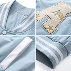 Veste de baseball personnalisée de haute qualité pour hommes, veste universitaire, broderie en chenille, manches en cuir, vestes pour hommes - Product Image 3