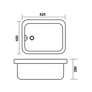 Mesa de Laboratorio Moderna con Fregadero de Cerámica de una Sola Pieza - Product Image 2