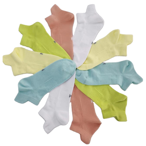 Calcetines de algodón transpirables para niños, calcetines finos de verano para barco, absorben el sudor, sin almohadillas, calcetines cortos de malla sin ampollas para Unisex - Product Image 6